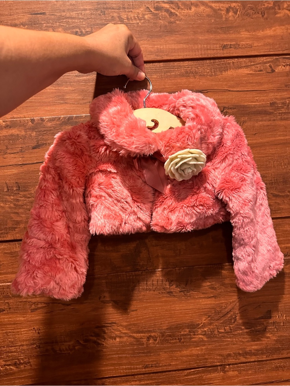 THE Children’s Place- Cropped Faux Fur Jacket- 18 months (11)